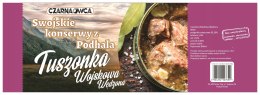 KONSERWA TUSZONKA WOJSKOWA WĘDZONA MIĘSNA 800g