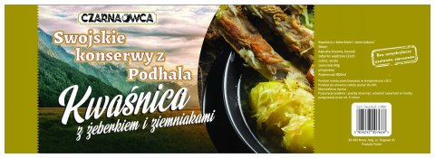 Podhalańska Kwaśnica! tradycyjna zupa z żeberkiem 800ml!